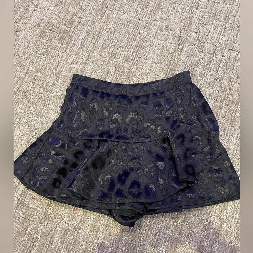 Black cheetah Do+be skirt size small